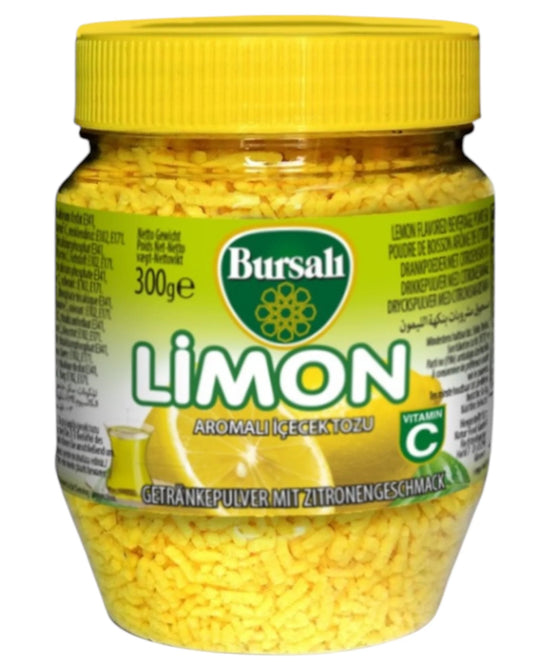 BURSALI ZITRONENGESCHMACK EISPULVER CITRON SMAG 12*300 G. PET.