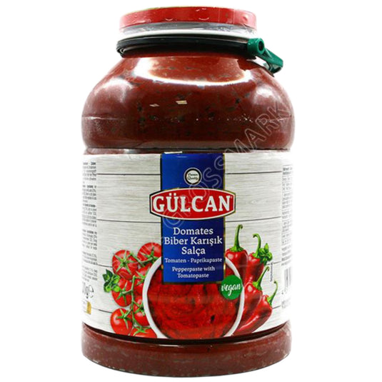 GULCAN DOMATES & BIBER SALCA TOMAT & PAPRIKA PURE 4*4300 G. MIXED