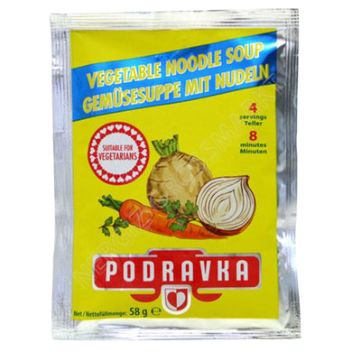 PODRAVKA GRØNSAGER SUPPE MED NUDLER 35*58 G.
