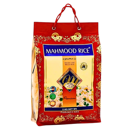 MAHMOOD SELLA BASMATI RIS 1121 4*4,5 KG.