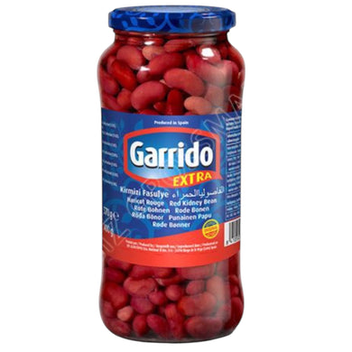 GARRIDO COOKED RED BEANS 12*580 G. GL.