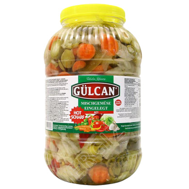 GULCAN TURSU KARISIK SYLTEDE GRØNSAGER STÆRK 4*4800 G. PET. ACI