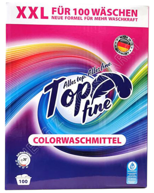 TOP FINE WASHING POWDER XXL 100 WASH 6.5 KG.  FAVOR
