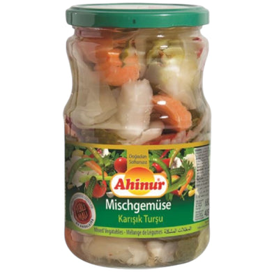AHINUR TURLU TURSU PICKLED VEGETABLES 12*720 CC MILD
