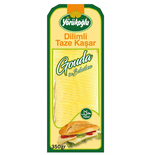 YORUKOGLU DILIM KASAR GOUDA SKIVER OST 14*350 G.