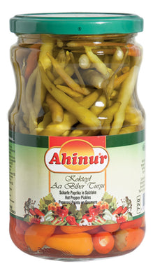 AHINUR KOKTEYL YAKAN SUS BIBER SYLTEDE CHILI RØD+GRØNNE 12*720 CC