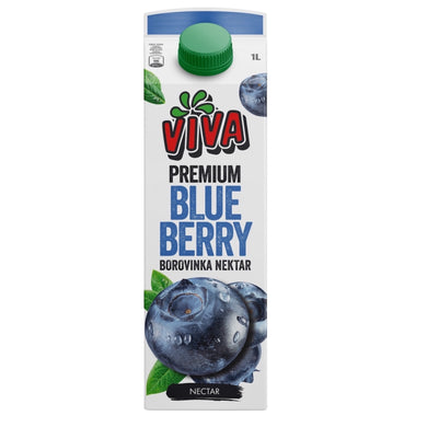 VIVA PREMIUM BLUEBERRY 12*1 LITER BLÅBÆRE