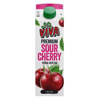 VIVA PREMIUM SOUR CHERRY 12*1 LITER KIRSEBÆR