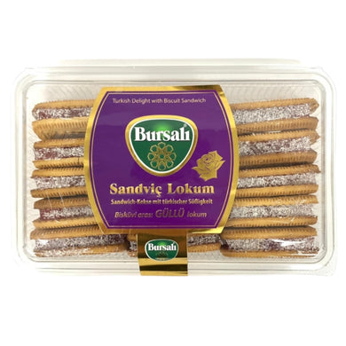 BURSALI SANDVIC GULLU LOKUM 12*550 G.