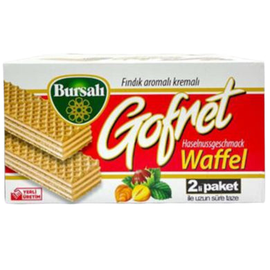 BURSALI FINDIKLI GOFRET HASSELNØDDER VAFLER 12*400 G.