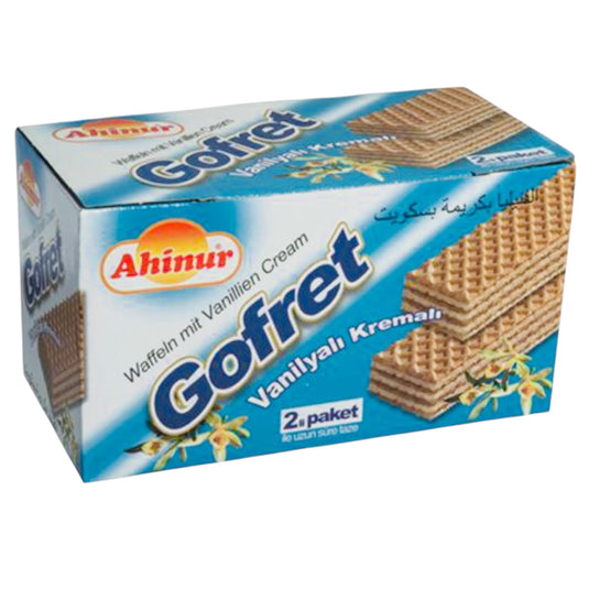 AHINUR VANILYALI GOFRET VANILJE VAFLER 12*500 G.