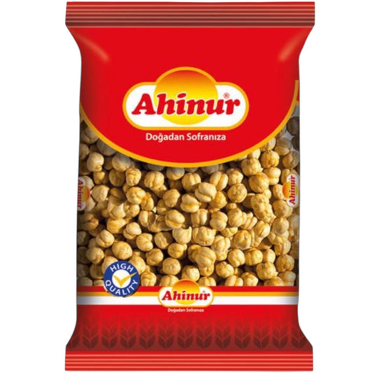 AHINUR TUZLU SALAMURA SARI LEBLEBI SALTEDE RISTEDE GULE KIKÆRTER 15*175 G.