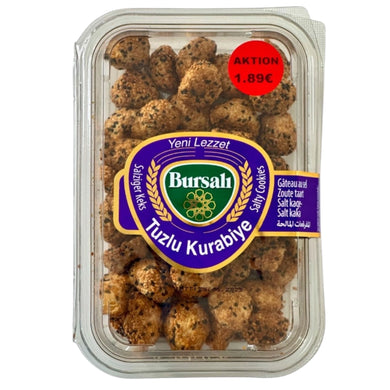 BURSALI TUZLU KURABIYE 6*300 G. COREKOTLU SUSAMLI KALP