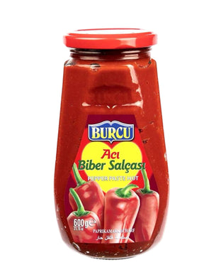 BURCU BIBER SALCA  ACI PAPRIKA PURE STÆRK 12*630 G. GL.
