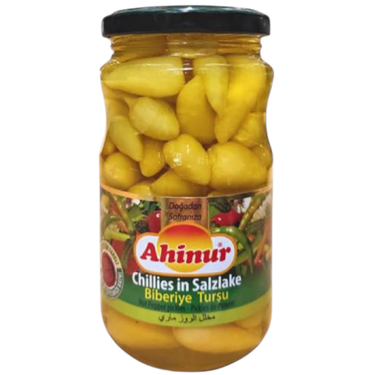 AHINUR BIBERIYE PICKLED SMALL CHILI 12*370 CC