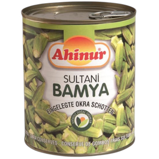 AHINUR BAMYA TAZE COOKED OKRA 12*800 G. DS.