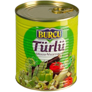 BURCU TURLU CANNED COOKED VEGETABLES 12*800 G. DS.