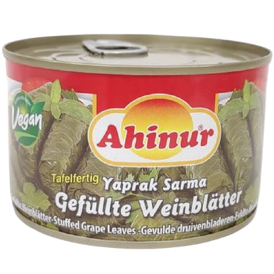 AHINUR YAPRAK SARMA HAZIR YEMEK STUFFED GRAPE LEAVES 24*400 G. DS.