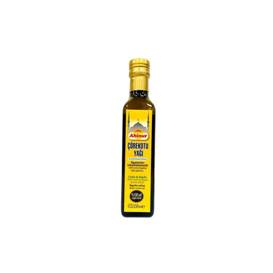 AHINUR COREKOTU YAGI SORT SPISKOMMUN FRØ OLIE 12*250 ML. GL.