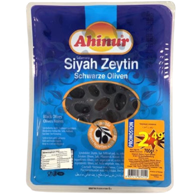 AHINUR SIYAH ZEYTIN SCHWARZE OLIVE 20*700 G. VAKUUM