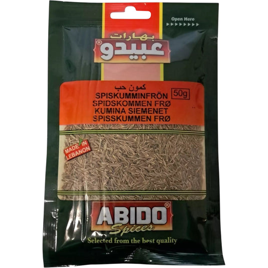 ABIDO SPISKOMMEN FRØ 10*50 G.
