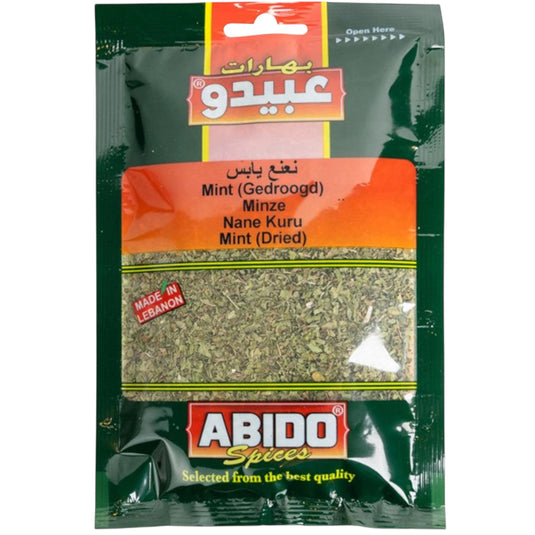 ABIDO GETROCKNETE MINZE 10*30 G.