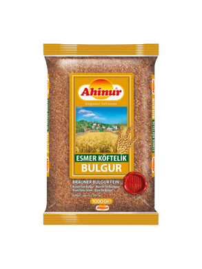 AHINUR ESMER KOFTELIK BROWN FINE BULGUR 12*1 KG.