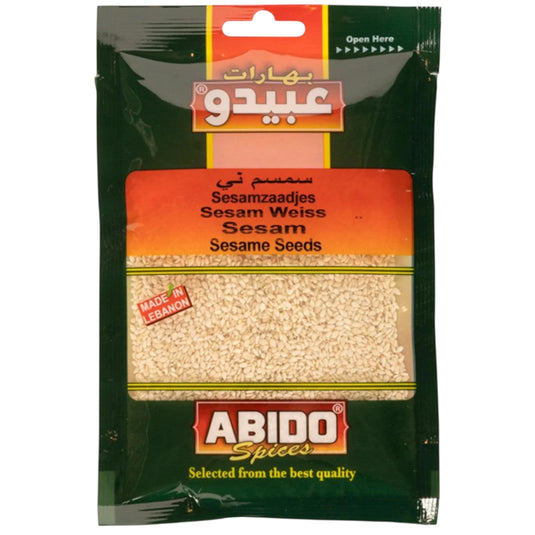 ABIDO SESAMFRØ RÅ 10*50 G.