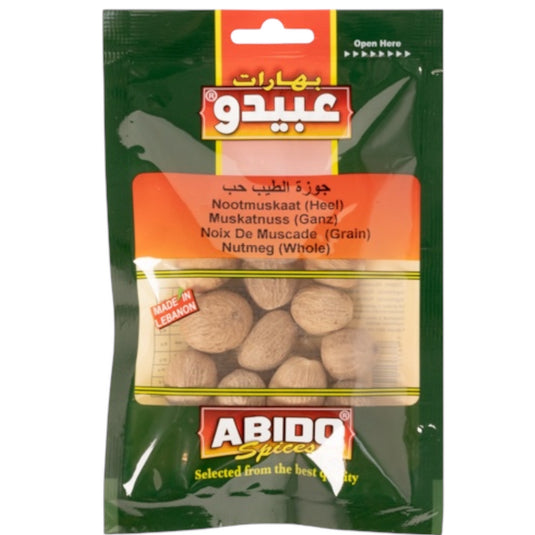 ABIDO Muskatnuss ganz 10*40 g.