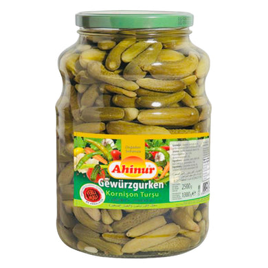AHINUR KITIR SALATALIK GORCHIN PICKLED CUCUMBER 6*2650 CC GL.