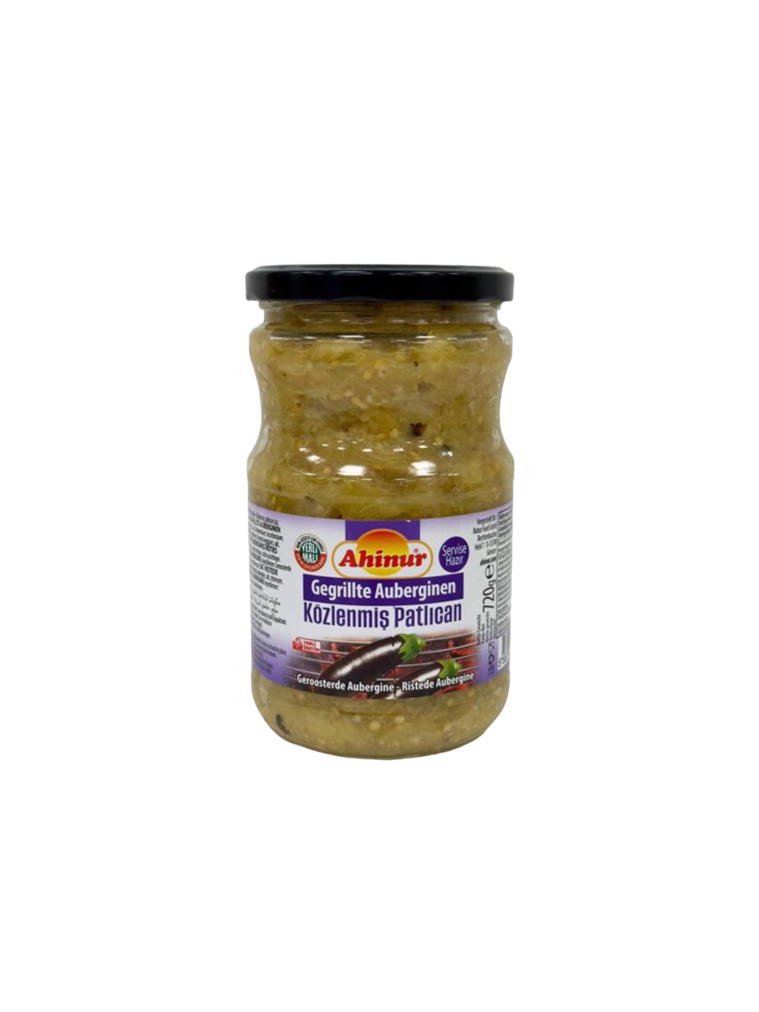 AHINUR KOZLENMIS PATILCAN GRILLED EGGPLANT 12*720 G. GL.