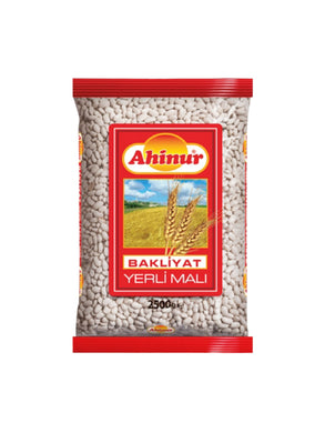 AHINUR KURU BEANS DERMASON WHITE BEANS 6*2.5 KG.