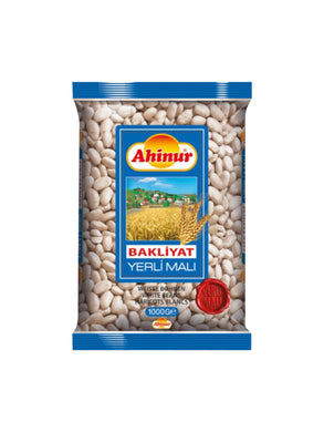 AHINUR KURU BEANS SIRA WHITE BEANS 12*1 KG.