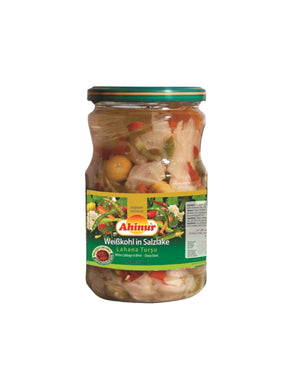 AHINUR LAHANA SALATASI GARLIC SALAD 12*720 CC