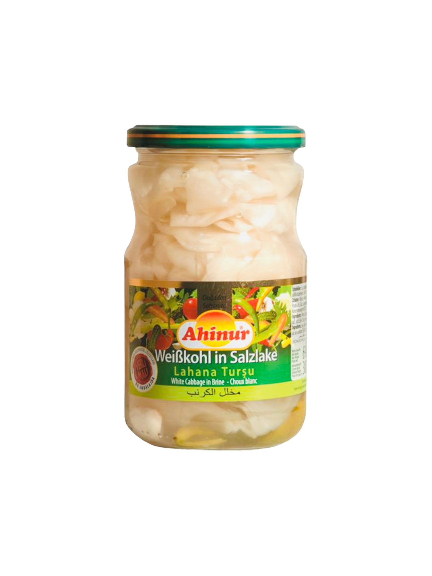 AHINUR LAHANA TURSU PICKLED GARLIC 12*720 CC