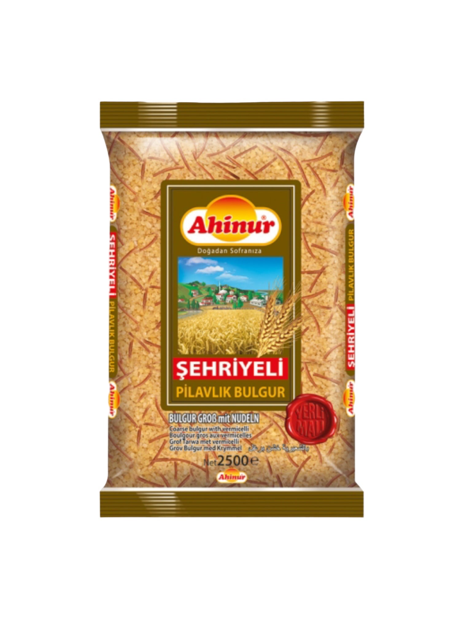 AHINUR SEHRIYELI BULGUR M.PASTA 6*2,5 KG.