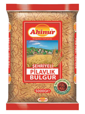 AHINUR SEHRIYELI BULGUR MED PASTA 4*5 KG.