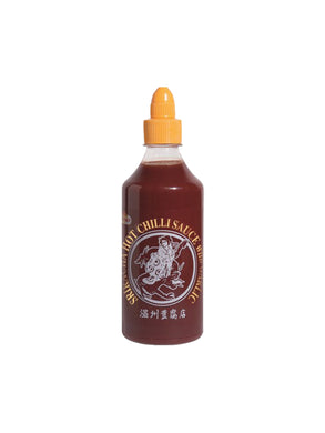 AHINUR SRIRACHA SOS GARLIC HVIDLØG 6*500 ML. GUL PET.