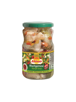 AHINUR TURLU TURSU ACILI PICKLED VEGETABLES 12*720 CC STRONG
