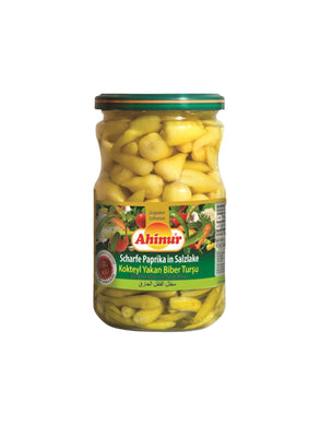 AHINUR YAKAN BIBERIYE COCKTAIL PICKLED STRONG SMALL PEPPER MIXED 12*720 CC