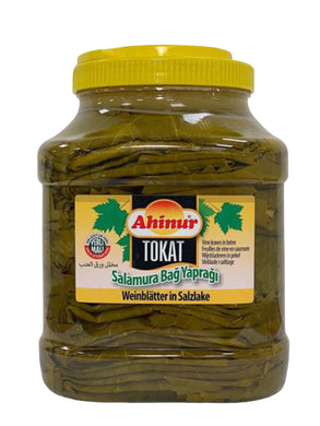 AHINUR TOKAT SALAMURA YAPRAGI VINE LEAVES IN Brine 6*3 KG.