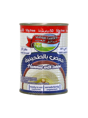 ARABIAN GARDEN HUMMUS WITH TAHINI 24*400G. DS.
