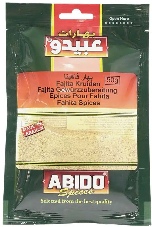 ABIDO FAHITA SEASONING 10*50 G.