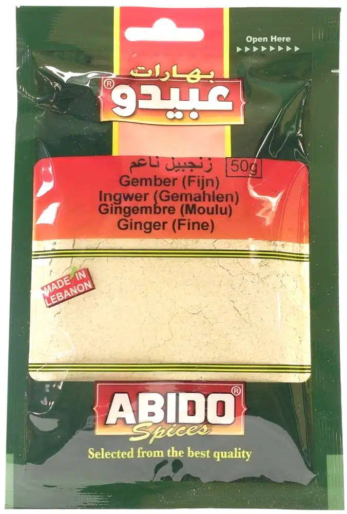 ABIDO GINGER POWDER 10*50 G.