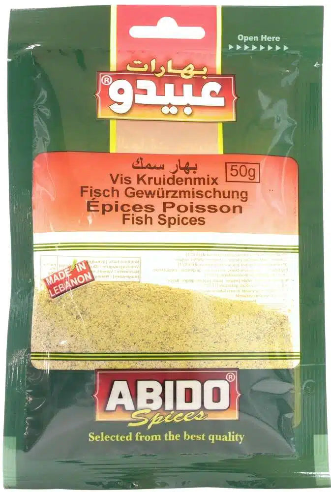 ABIDO FISH SEASONING 10*50 G.