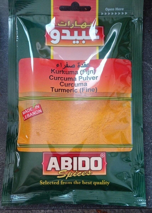 ABIDO TURMERIC SPICES 10*50 G.